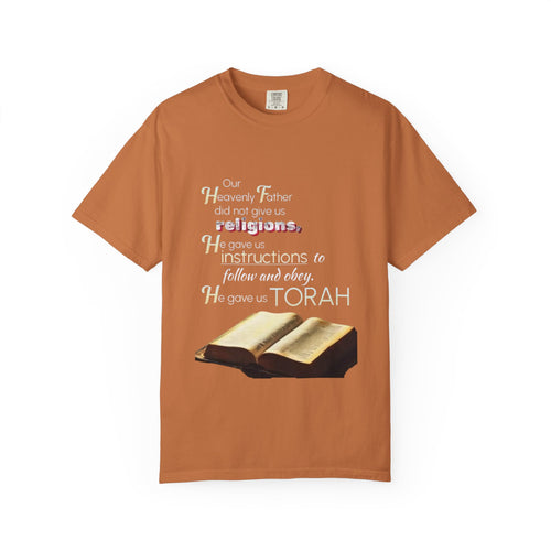 Torah Quote T-Shirt — "He Gave Us Torah" Religious Scripture Tee - BloodLine Adam